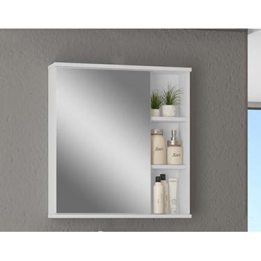 Imagem de Armário Para Banheiro Aéreo 01 Porta Com Espelho Bia 70cm Móveis Bosi