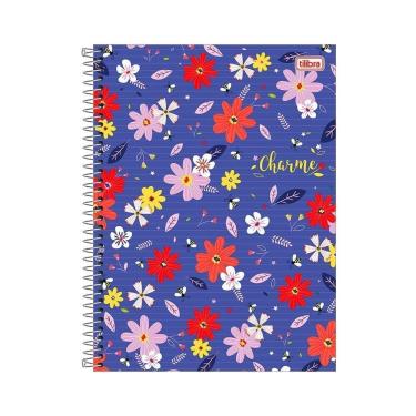 Imagem de Caderno Espiral Tilibra Universitário Capa Dura 16m Happy  256 Folhas ¿ Embalagem com 2 Unidades