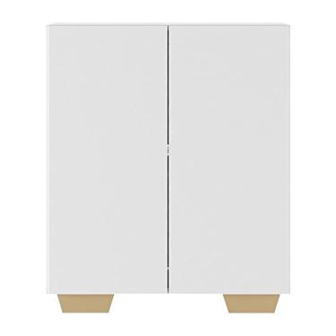 Imagem de Armário Lavanderia com 2 Portas Multimóveis Mp5023 Branco/natural