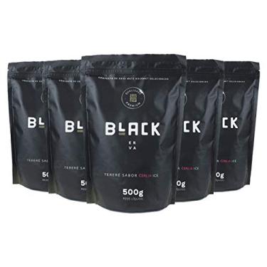 Imagem de KIT COM 5 ERVA MATE PARA TERERÉ BLACK ERVA 500G (Cereja Ice)