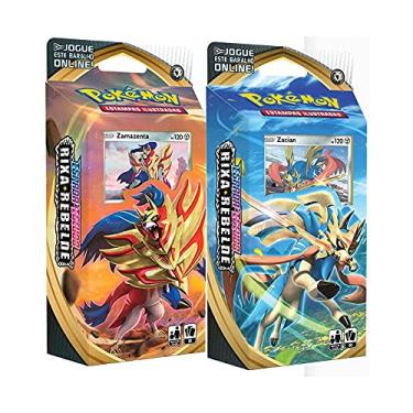 Imagem de 2 Decks Pokémon Espada e Escudo 2 Rixa Rebelde Zacian e Zamazenta Copag Cards Cartas Original