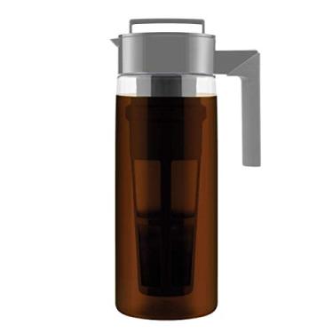 Imagem de Takeya Cafeteira Tritan Cold Brew – Jarro hermético com tampa sem vazamento – Cafeteira fria sem BPA com alça de silicone – Jarra segura para máquina de lavar louça para fermentação fria caseira – 2