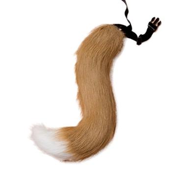 Imagem de Junboon Faux Fur Fox Tail for Cosplay Costume Halloween Party (KW)