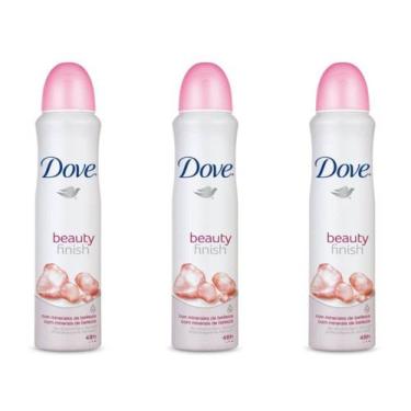 Imagem de Kit C/03 Dove Beauty Finish Desodorante Aerosol Feminino 89G