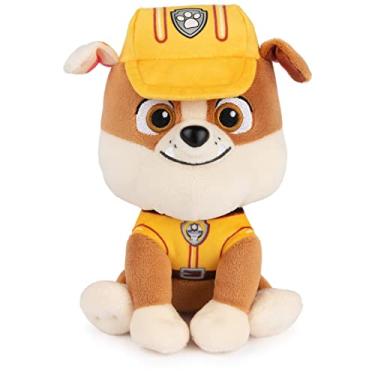 Imagem de GUND Official PAW Patrol Rubble in Signature Construction Uniform Plush Toy, Stuffed Animal for Ages 1 and Up, 6" (Styles May Vary)