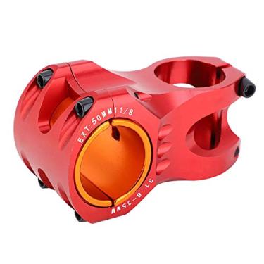 Imagem de CHICIRIS Haste de guidão de bicicleta, liga de alumínio, haste de guidão, acessório para bicicleta para bicicleta ao ar livre (vermelho)