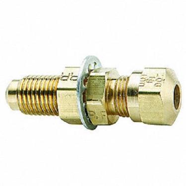 Imagem de Parker 62NFBH-8-pk20 Air Brake D.O.T. Estilo de compressão para J844 Tubing-NTA, tubo a flare, latão, compressão e anteparo de 45 flare, 1/2 polegada (pacote com 20)
