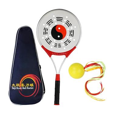 Imagem de rockible Conjunto de bolas de raquete tai softball fitness rouli saco de armazenamento para exercícios de idosos wing chun equipamentos de artes marciais, Conjunto a