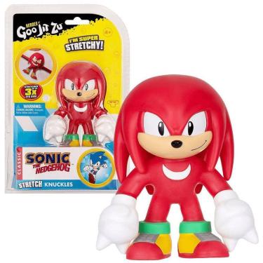 Imagem de Goo Jit Zu Knuckles Boneco Elástico 12Cm Sonic The Hedgehog