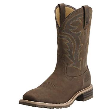 Imagem de ARIAT Bota masculina Hybrid Rancher H2O, Marrom envelhecido oleoso, 13