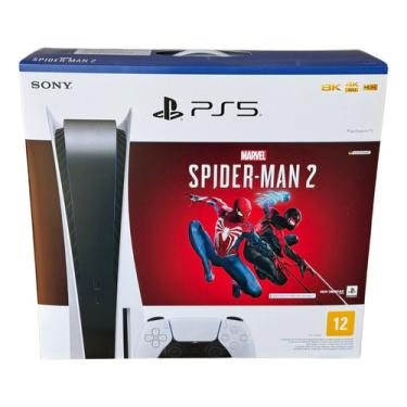 PS5 Físico 825GB + Jogo Spider-Man 2, Promoção