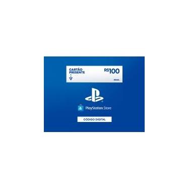 Imagem de Gift Card PlayStation Store R$100 - Cartão Presente Digital [Exclusivo Brasil]