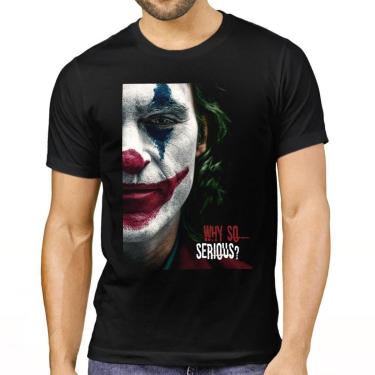 Imagem de Camiseta Masculina Preta Algodão Coringa The Joker-Masculino