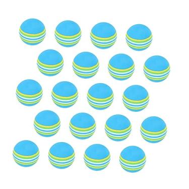 Imagem de Anneome 50 Unidades bola de arco-íris de golfe bolas perfuradas bolas de golfe de espuma prazer dante fun bolas de prática bola de treinamento interior praticar bola bolas coloridas Eva
