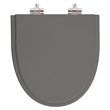 Imagem de Assento Sanitario Poliester com Amortecedor Studio Cinza Ambar para Vaso Incepa