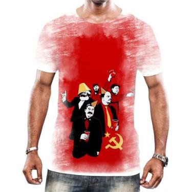 Imagem de Camiseta Camisa Comunista Comunismo Foice Martelo Art 2 - Enjoy Shop