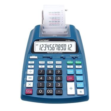 Imagem de CATIGA Calculadora de impressão 2025 nova e atualizada com 10 teclas, calculadora de escritório doméstico de mesa com impressão em rolo de papel, contabilidade financeira de negócios