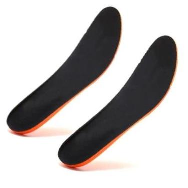 Imagem de Kit 2 Pares Palmilha De Gel Ortopédica Anatômica PU Leve Macia Confortável Forrada Para Calçados-Masculino