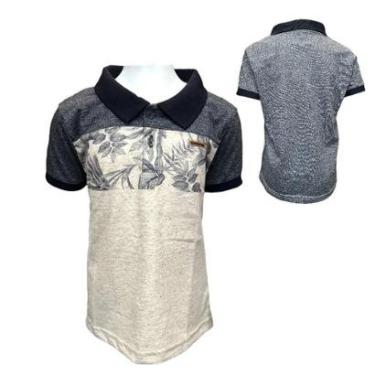 Imagem de Camiseta Camisa Polo Infantil Menino Masculina Gangster Gola-Masculino