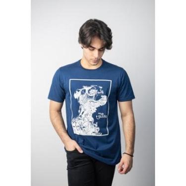 Imagem de Camiseta Me Gusta Cachorro Robo  Masculina-Masculino
