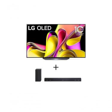 Imagem de Combo Smart TV LG 55`` 4K OLED B3 OLED55B3PSA HDR WiFi Bluetooth Alexa + Sound Bar LG SH7Q