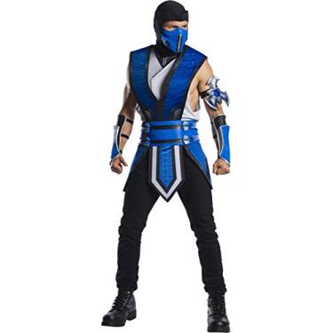 Imagem de Rubies Fantasia masculina Mortal Kombat 11 Sub Zero, Conforme mostrado., Standard