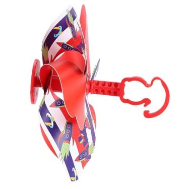 Imagem de Fancyes Crianças bicicleta moinho de vento flor única pinwheel scooter brinquedo decoração acessório para carrinho de criança a maioria das bicicletas, de pólo curto
