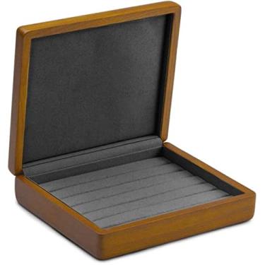 Imagem de Organizador de joias Caixa de joias Estojo de joias Caixa de joias de madeira premium Organizador de joias Brinco Anel Pulseira Estojo de armazenamento Armazenamento médio Estojo de joias Armazenament