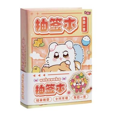 Imagem de Joucien Caderno de bolso portátil divertido criativo 2 peças, fofo, ventilador, alívio de estresse, amarelo