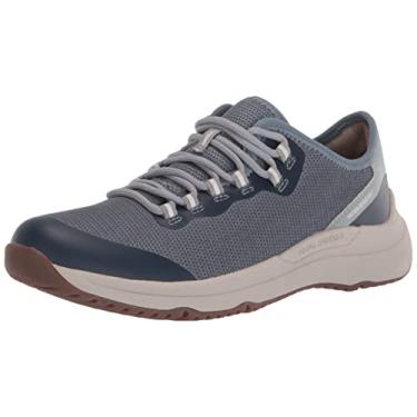 Imagem de Rockport Total Motion Trail Sport Lace Tênis feminino, Chaveiro ecológico de ardósia azul, 7