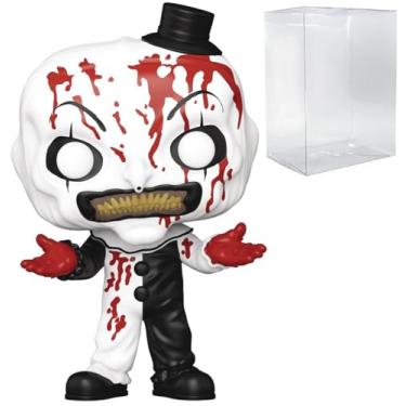 Imagem de POP Filmes: Terrifier - Boneco de vinil FUNKO Bloody Art The Clown (incluído com caixa protetora compatível) multicolorido 9,5 cm