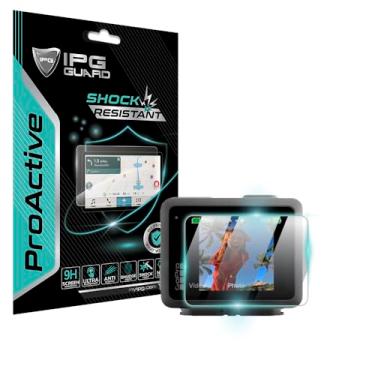 Imagem de IPG Protetor de tela ProActive para câmera GOPRO Hero Action (2 unidades) Película nano cerâmica com rigidez 9H, ultra responsiva, alta clareza, antiarranhões e à prova de choque para Hero
