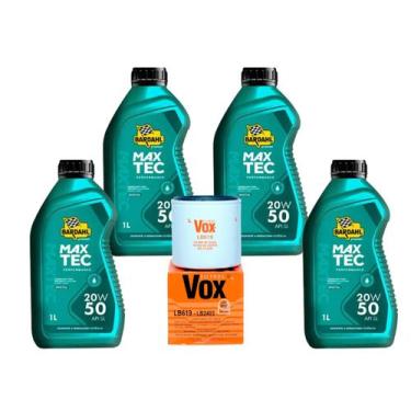 Imagem de Troca De Óleo Motor Corsa + Filtro 4lt Bardahl 20w50 Api Sl