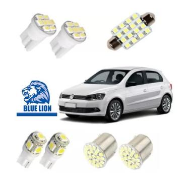 Imagem de Kit Lâmpada Led Gol Bolinha G3 Luz Pingo Teto Placa Ré - Blue lion