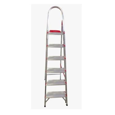 Imagem de Escada de Alumínio 6 Degraus Duplos Prática Art Factory