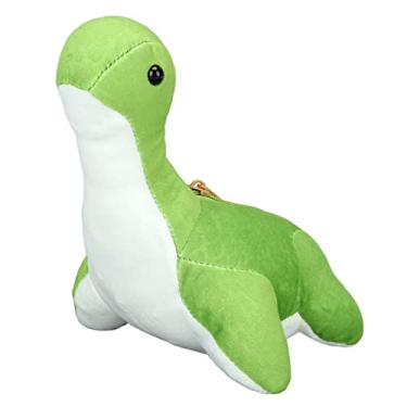 Imagem de Brinquedo de Dinossauro Enchido de Simulação, Brinquedo de Dinossauro de Pelúcia Em Forma de Animal Bonito para Decoração de Carro (Verde)