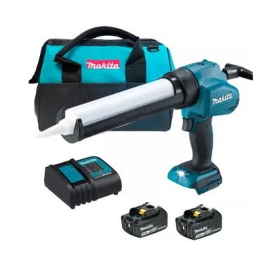 Imagem de Aplicador De Silicone Makita  Dcg180 Com 2 baterias + carregador E Bol