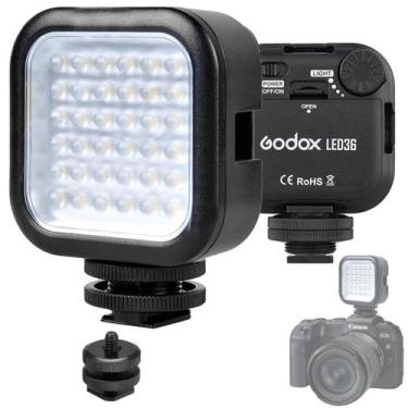 Imagem de Iluminador Led Pequeno Godox 5500K Para Vídeos, Câmeras Mirrorless e F