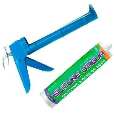 Imagem de Adesivo Silicone Acrilico Bronze 450G Com Aplicador  - Sbrix