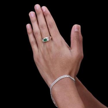 Imagem de Conjunto Promocional 01 - Anel+Pulseira  Prata925 - realeza925