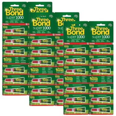 Imagem de Kit 3 Cartela Cola Super 1000 12Un - ThreeBond