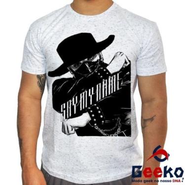 Imagem de Camiseta Ateez 100% Algodão Kim Hongjoong K-pop Geeko, Branco mescla g