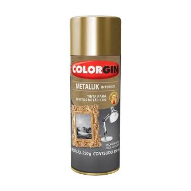 Imagem de Spray Ouro Metallik Colorgin 350ML