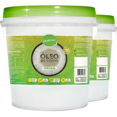 Imagem de Kit 2 Óleo de Coco Virgem Qualicoco 3 Litros - Qualicôco