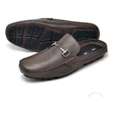 Imagem de Mocassim Mule Drive GTS - Masculino - CONFORTO E ESTILO, Marrom, 40