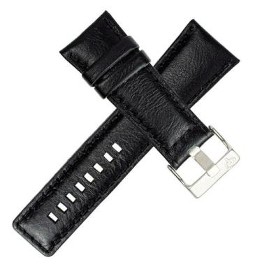 Imagem de Pulseira Couro Compatível Smartwatch Haylou Neo Solar - Poolsy,  Preta