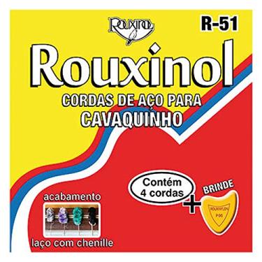 Imagem de Encordoamento, Rouxinol, Para Cavaquinho, Aço, Com Chenille