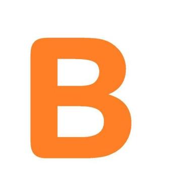 Imagem de Letras em EVA Alfabeto Laranja - 14cm - Extra Festas, B