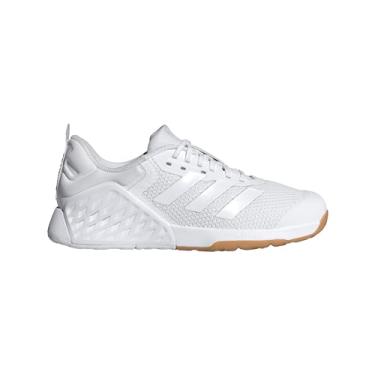 Imagem de adidas Tênis de treinamento feminino Dropset 3, Branco/branco cristal/branco cristal, 37