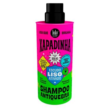 Imagem de Shampoo Antiquebra Lola Xapadinha Escudo Liso Ativado 250ml